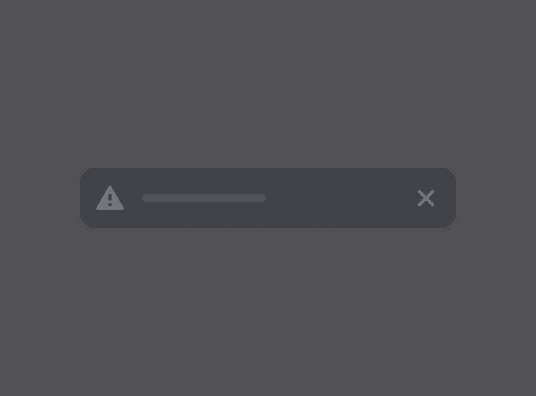 Alert components dark theme