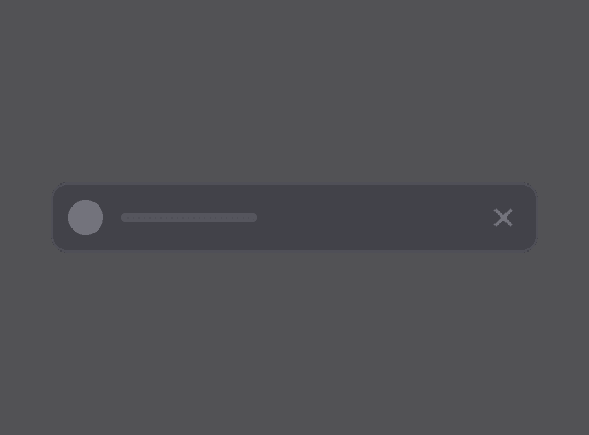 Banner components dark theme